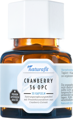 NATURAFIT Cranberry 36 OPC Kapseln